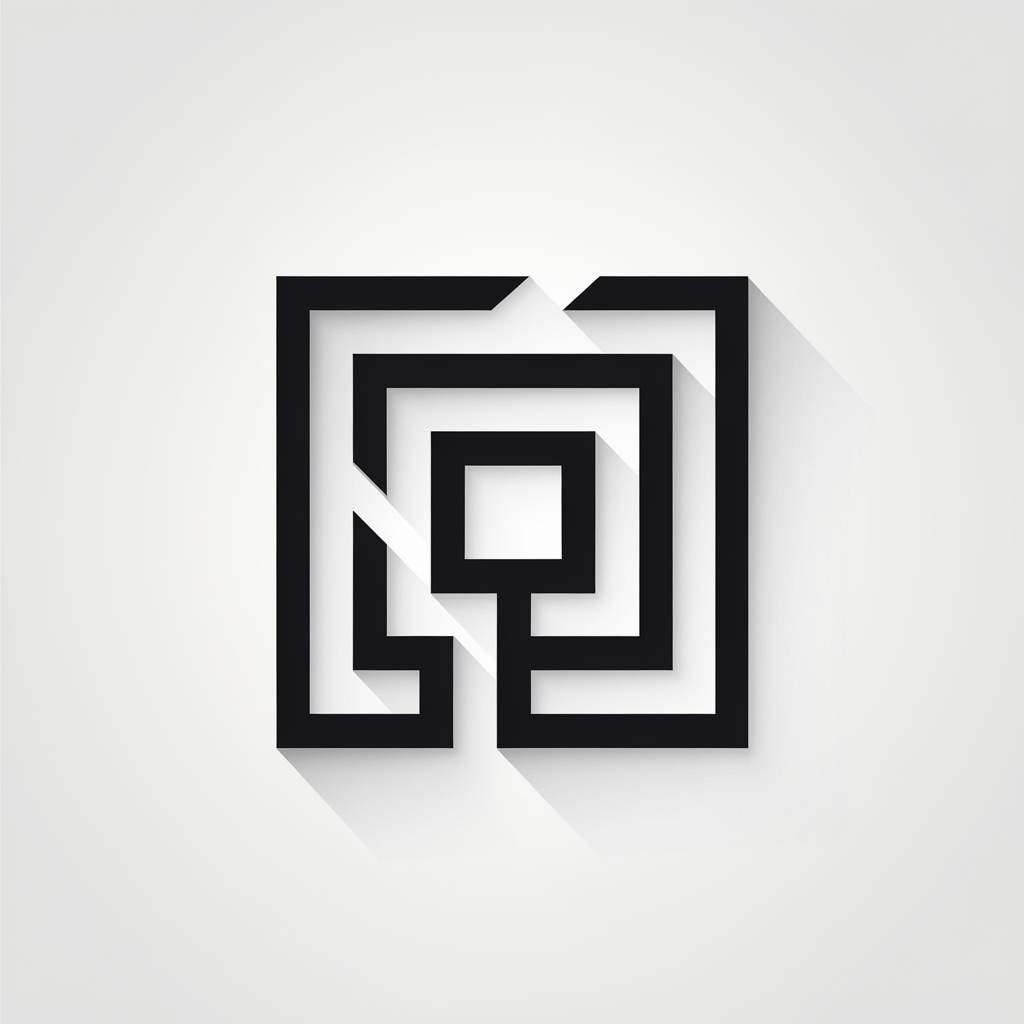 Minimal poster composition, negative space